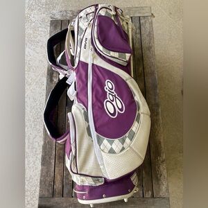 OGIO Women's Purple and White Stand Up golf bag